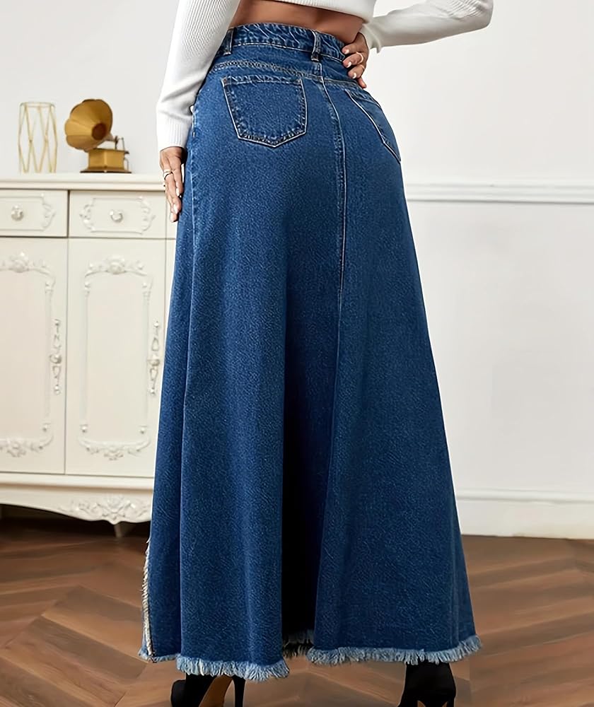 【L'Appartement】GOOD GRIEF DENIM LONG SK L'Appartement】GOOD GRIEF DENIM LONG SK Frame - Le Skinny de